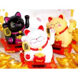 Chat Maneki-neko porte-bonheur