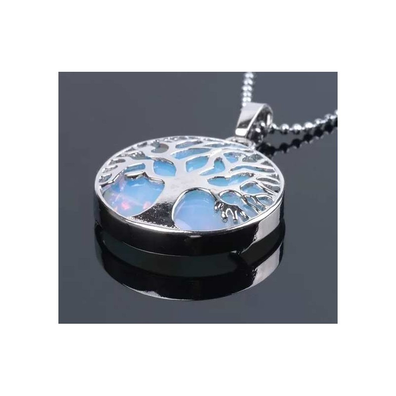 Pendentif Arbre de Vie Pierre de Lune